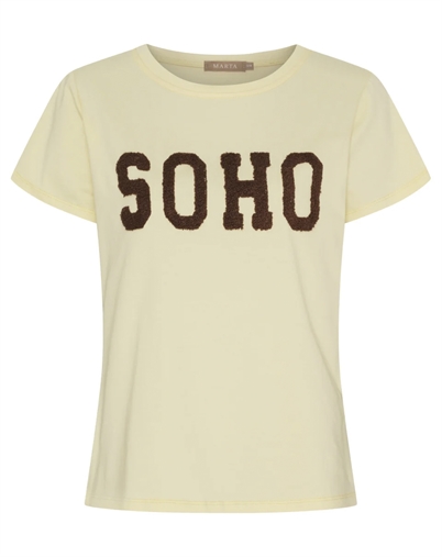 Marta Du Chateau - MDCHerdis T-shirt - Yellow/Moro